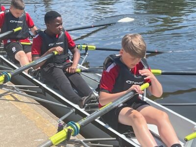 Children Rowing